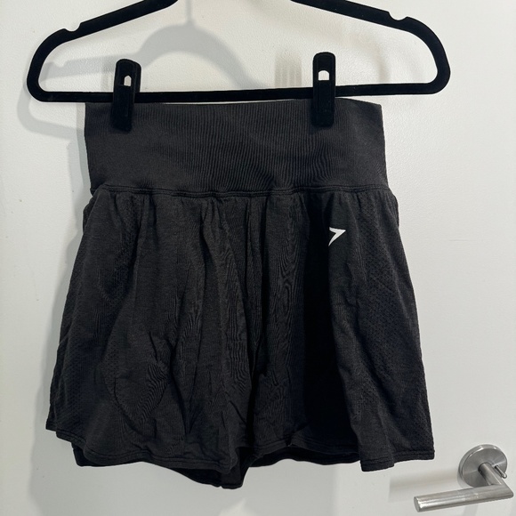 Gymshark Pants - Gymshark Vital Seamless 2.0 2-in-1 Shorts - Black